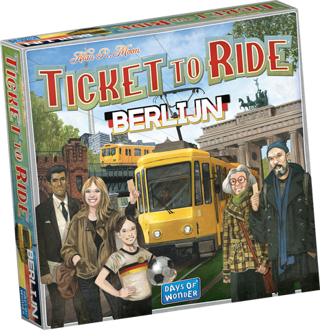 Ticket to Ride Berlijn - nl – gezellig bordspel – 2 tot 4 spelers