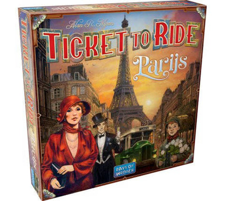 Ticket to Ride Parijs - NL – gezellig bordspel – 2 tot 4 spelers