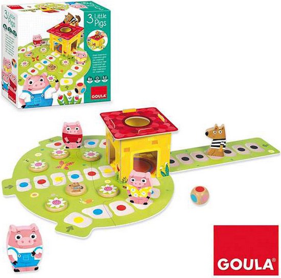 Dit is een foto van het spel 3 Little Pigs te koop bij Speldorado Spellenwinkel Delft