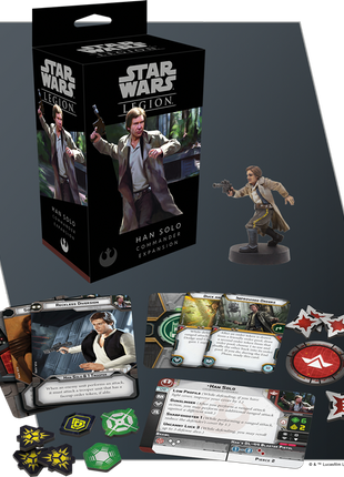 Dit is een foto van het spel Han Solo Commander Exp - Star Wars Legion te koop bij Speldorado Spellenwinkel Delft