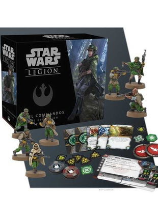 Dit is een foto van het spel Rebel Commandos Unit Exp - Star Wars Legion te koop bij Speldorado Spellenwinkel Delft