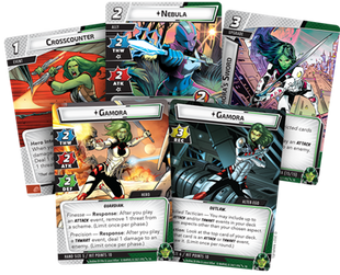 Dit is een foto van het spel Gamora - Hero Pack - Marvel Champions - LCG te koop bij Speldorado Spellenwinkel Delft