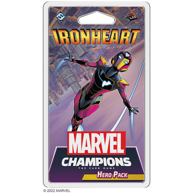 Dit is een foto van het spel Ironheart - Hero Pack - Marvel Champions - LCG te koop bij Speldorado Spellenwinkel Delft