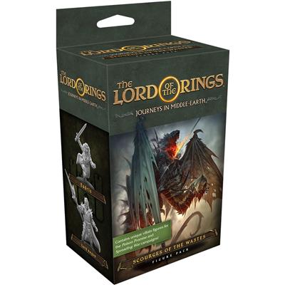 Dit is een foto van het spel LotR Journeys in Middle Earth Scourges of the Wast EN te koop bij Speldorado Spellenwinkel Delft