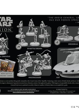 Dit is een foto van het spel Separatist Invasion Battle Force te koop bij Speldorado Spellenwinkel Delft
