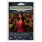 Dit is een foto van het spel Fortune and Folly Scenario Pack  - Arkham Horror - LCG te koop bij Speldorado Spellenwinkel Delft
