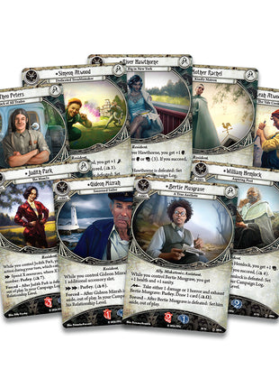 Dit is een foto van het spel Feast of Hemlock Vale Camp.Exp. - Arkham Horror LCG te koop bij Speldorado Spellenwinkel Delft