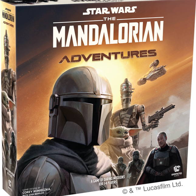 Dit is een foto van het spel Star Wars the Mandalorian Adventures te koop bij Speldorado Spellenwinkel Delft