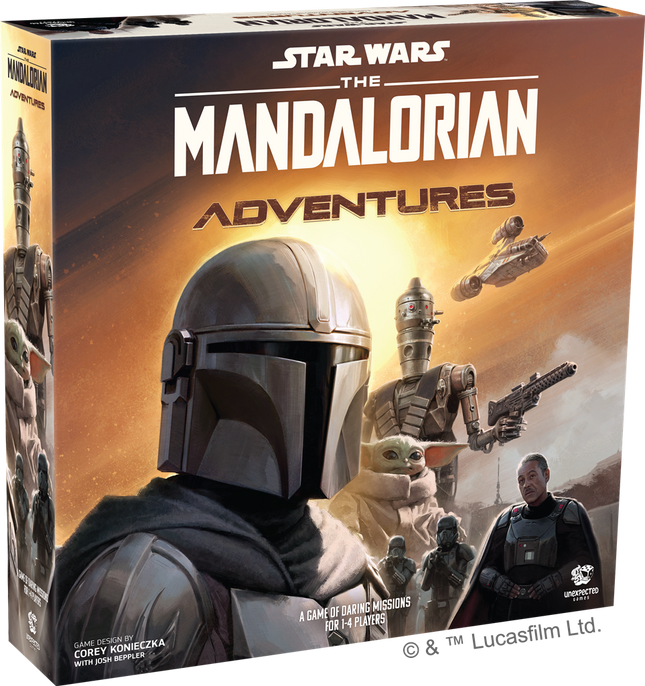 Dit is een foto van het spel Star Wars the Mandalorian Adventures te koop bij Speldorado Spellenwinkel Delft