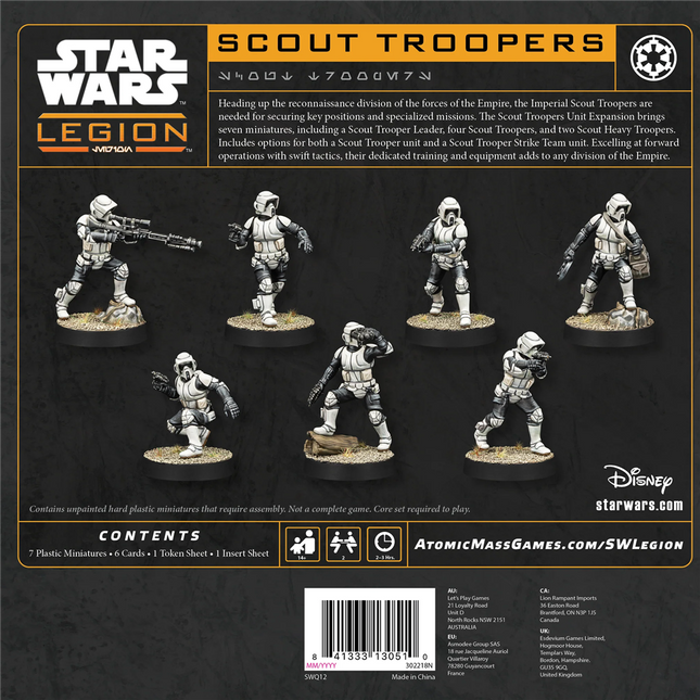 [ Pre Order] Star Wars Legion Scout Troopers