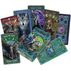 Dit is een foto van het spel Tarot kaarten Legends,Anne Stokes,Fournier te koop bij Speldorado Spellenwinkel Delft