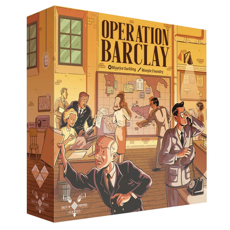 Operation Barclay – party kaartspel – 1 speler