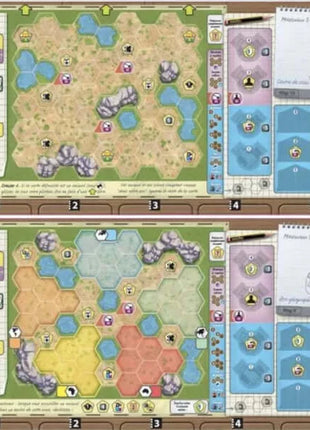 Ark Nova ; Zoo Map Pack 1 - en – strategisch bordspel – 1 tot 4 spelers
