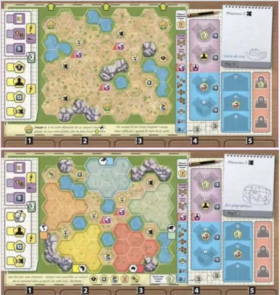 Dit is een foto van het spel Ark Nova ; Zoo Map Pack 1 - en te koop bij Speldorado Spellenwinkel Delft