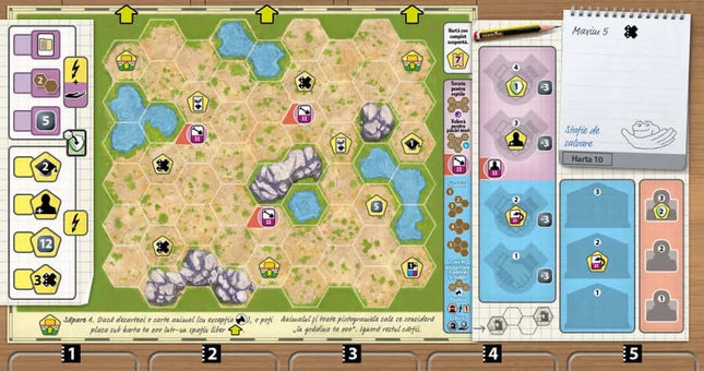 Dit is een foto van het spel Ark Nova ; Zoo Map Pack 1 - en te koop bij Speldorado Spellenwinkel Delft