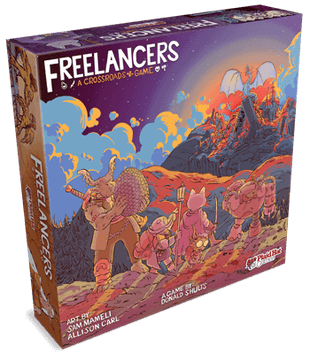 Freelancers a Crossroads Game EN – strategisch bordspel – 3 tot 7 spelers
