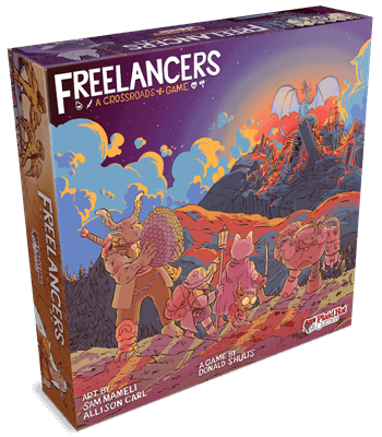 Freelancers a Crossroads Game EN – strategisch bordspel – 3 tot 7 spelers