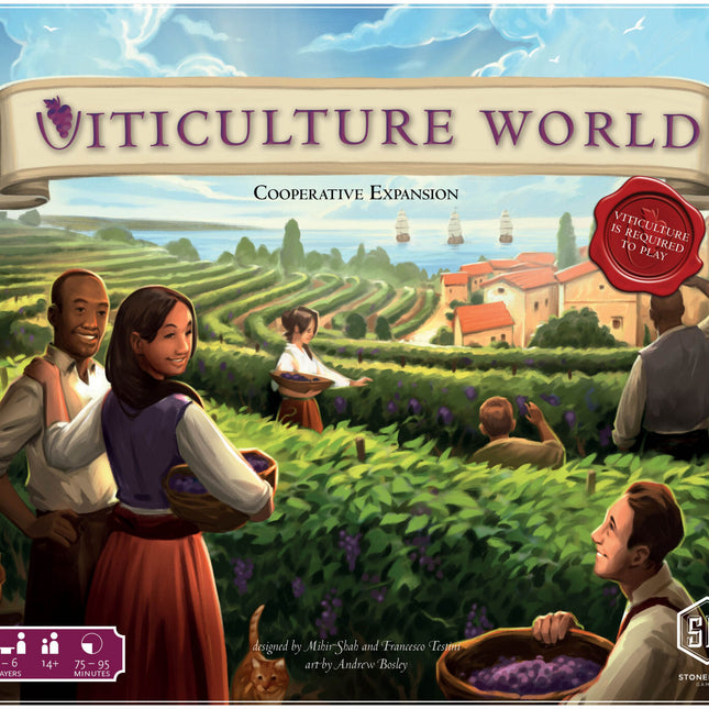 Dit is een foto van het spel Viticulture World te koop bij Speldorado Spellenwinkel Delft
