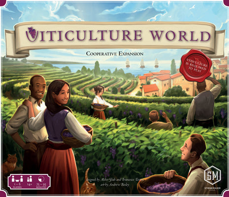 Viticulture World – strategisch bordspel – 1 tot 6 spelers