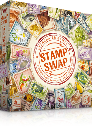 Stamp Swap - EN – strategisch bordspel – 1 tot 5 spelers