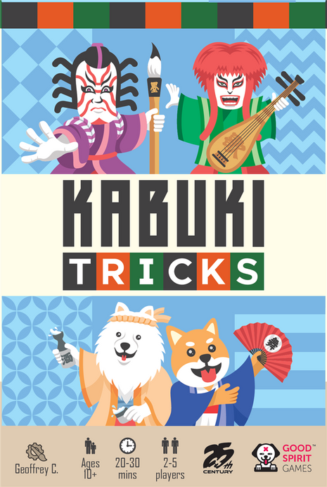 Kabuki Tricks – gezellig bordspel – 3 tot 5 spelers