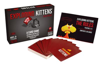 Dit is een foto van het spel Exploding Kittens NSFW Edition EN te koop bij Speldorado Spellenwinkel Delft