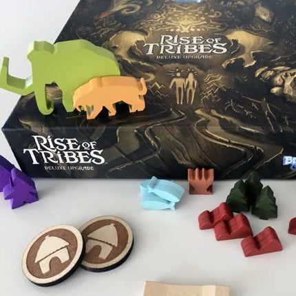 Dit is een foto van het spel Rise of Tribes Deluxe Upgrade te koop bij Speldorado Spellenwinkel Delft