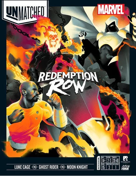 Marvel Redemption Row (Eng) Unmatched – strategisch bordspel – 2 tot 4 spelers