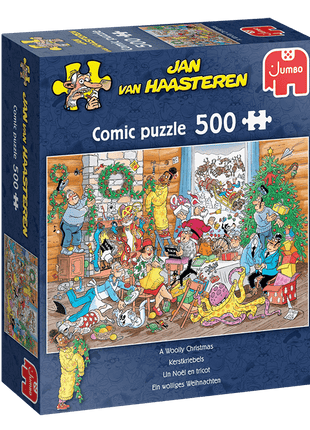 Dit is een foto van het spel Kerstkriebels , 500 stukjes te koop bij Speldorado Spellenwinkel Delft