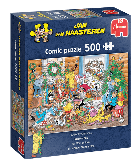 Dit is een foto van het spel Kerstkriebels , 500 stukjes te koop bij Speldorado Spellenwinkel Delft