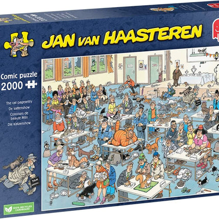 Dit is een foto van het spel Puzzel De Kattenshow te koop bij Speldorado Spellenwinkel Delft