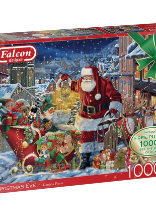 Dit is een foto van het spel Falcon Christmas Eve (2x) te koop bij Speldorado Spellenwinkel Delft
