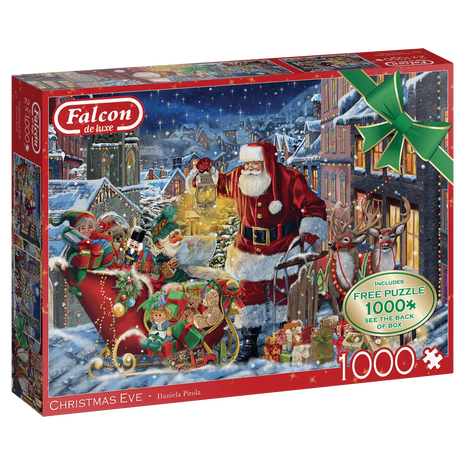 Dit is een foto van het spel Falcon Christmas Eve (2x) te koop bij Speldorado Spellenwinkel Delft