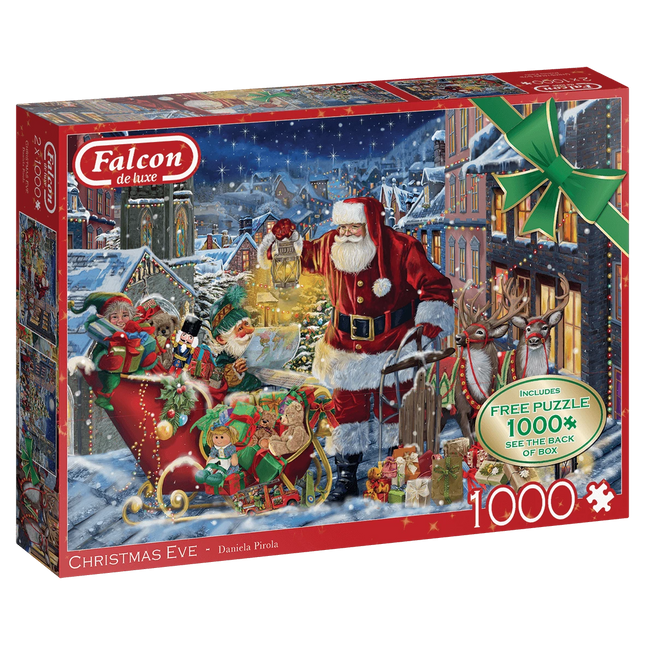 Dit is een foto van het spel Falcon Christmas Eve (2x) te koop bij Speldorado Spellenwinkel Delft