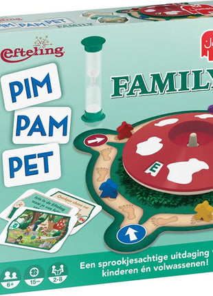 Pim Pam Pet Family Efteling – party bordspel – 2 tot 8 spelers