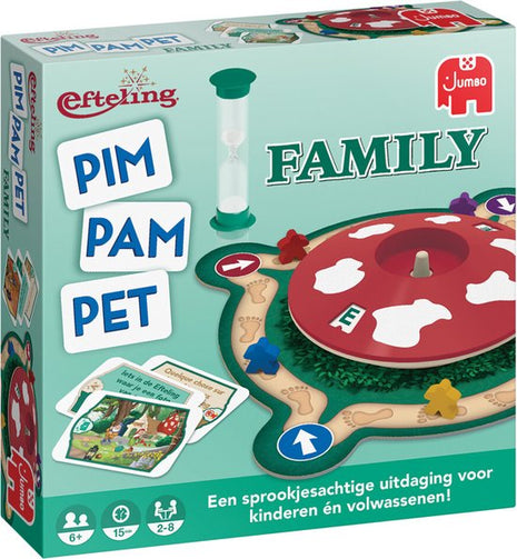 Pim Pam Pet Family Efteling – party bordspel – 2 tot 8 spelers