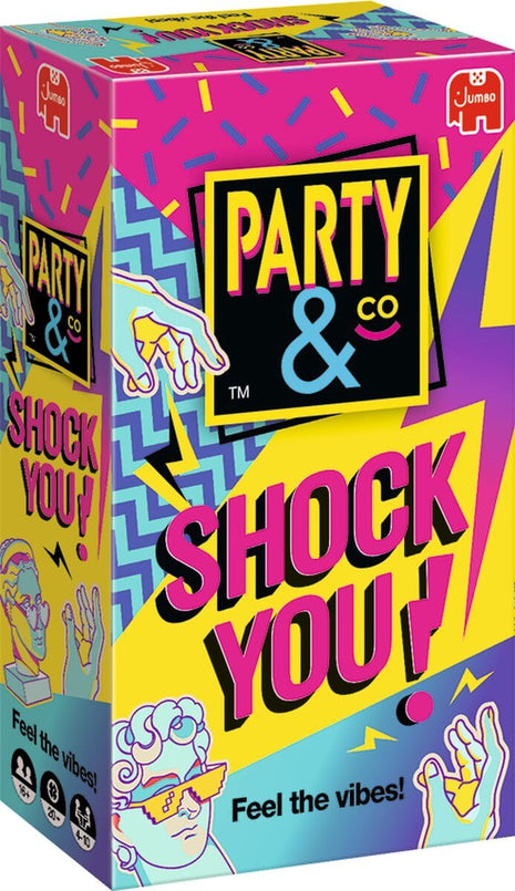 Party & Co. Shock You – gezellig kaartspel – 2 tot 4 spelers