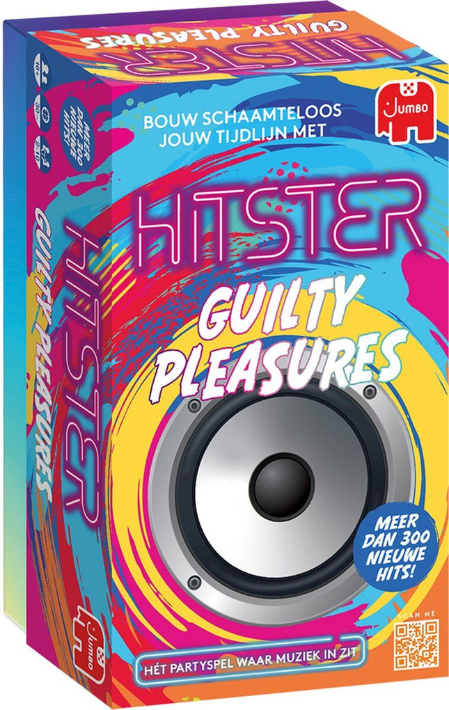 Dit is een foto van het spel Hitster Guilty Pleasures te koop bij Speldorado Spellenwinkel Delft