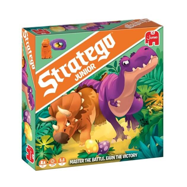 Dit is een foto van het spel Stratego Junior Dinos te koop bij Speldorado Spellenwinkel Delft