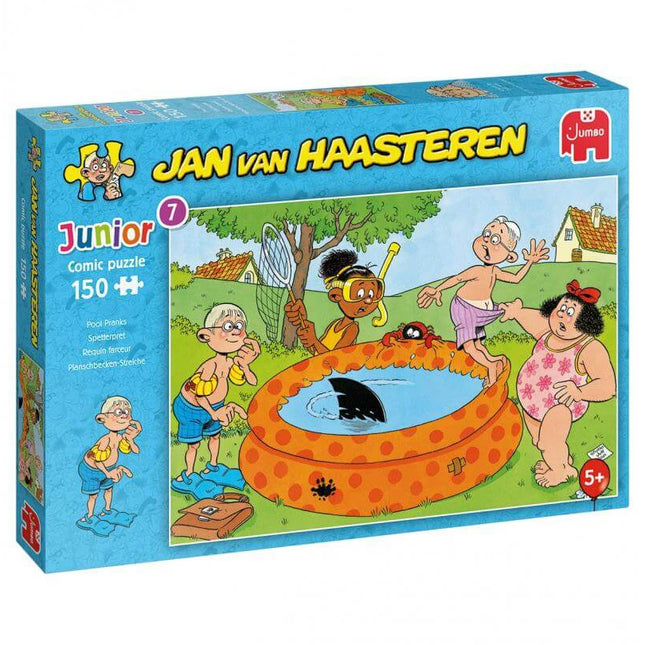 Dit is een foto van het spel Junior Spetterpret , 150 stukjes te koop bij Speldorado Spellenwinkel Delft