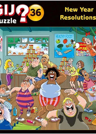 Dit is een foto van het spel Goede Voornemens! - Wasgij Original 36 te koop bij Speldorado Spellenwinkel Delft