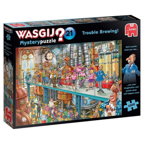 Dit is een foto van het spel Leven In De Brouwerij! - Wasgij Mystery 21 te koop bij Speldorado Spellenwinkel Delft