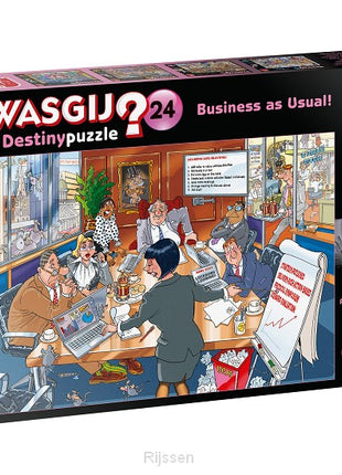 Dit is een foto van het spel Wasgij Destiny 24 - Business As Usual! (1000) te koop bij Speldorado Spellenwinkel Delft