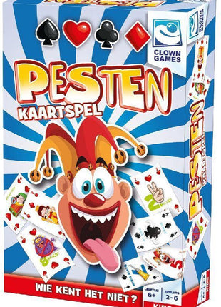 Speelkaarten  Clown Pesten - Kunststof - uitvoering