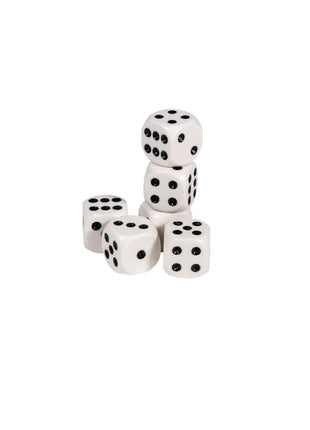 6 Dobbelstenen Op Kaart