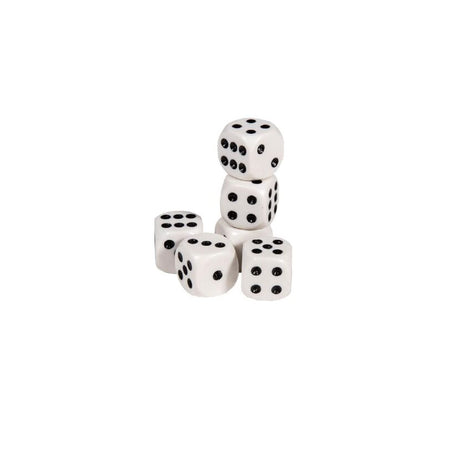 6 Dobbelstenen Op Kaart