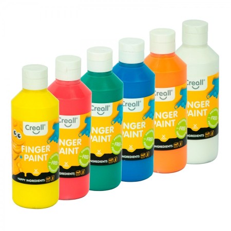 Creall Fingerpaint Happy Ingredients (6 x 80ml), CRE-07855 van Boosterbox te koop bij Speldorado !