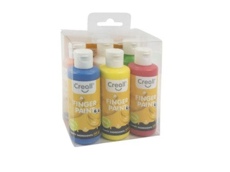 Creall Fingerpaint Happy Ingredients (6 x 80ml), CRE-07855 van Boosterbox te koop bij Speldorado !