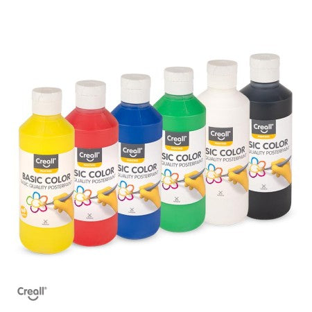 Creall Basiccolor 6 x 250 ml Ass., CRE-30728 van Boosterbox te koop bij Speldorado !