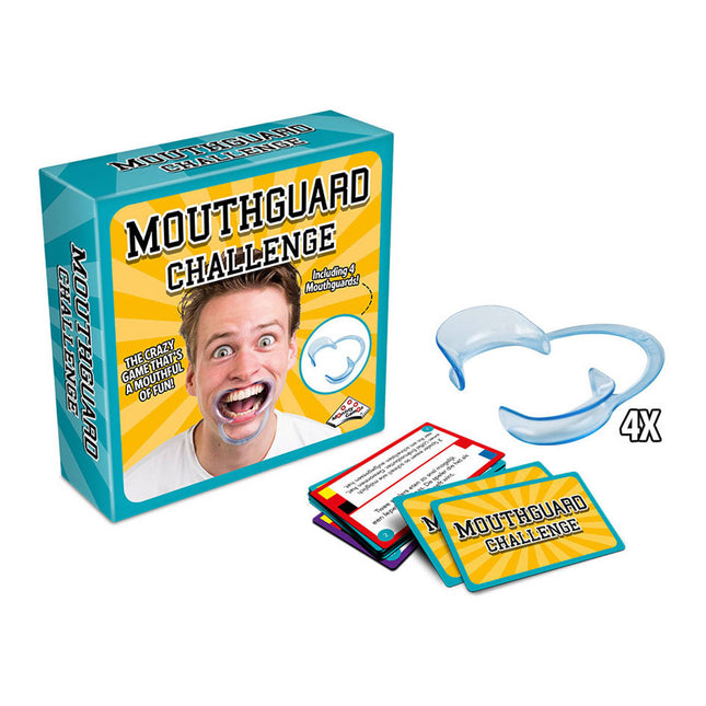 Dit is een foto van het spel Mouthguard Challenge Reguliere Editie te koop bij Speldorado Spellenwinkel Delft